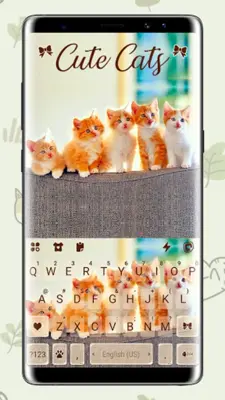 Cute Kittens Keyboard Backgrou android App screenshot 4